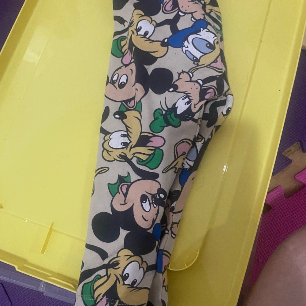 H&M Kids Leggings with Cartoon Print - Multicolor